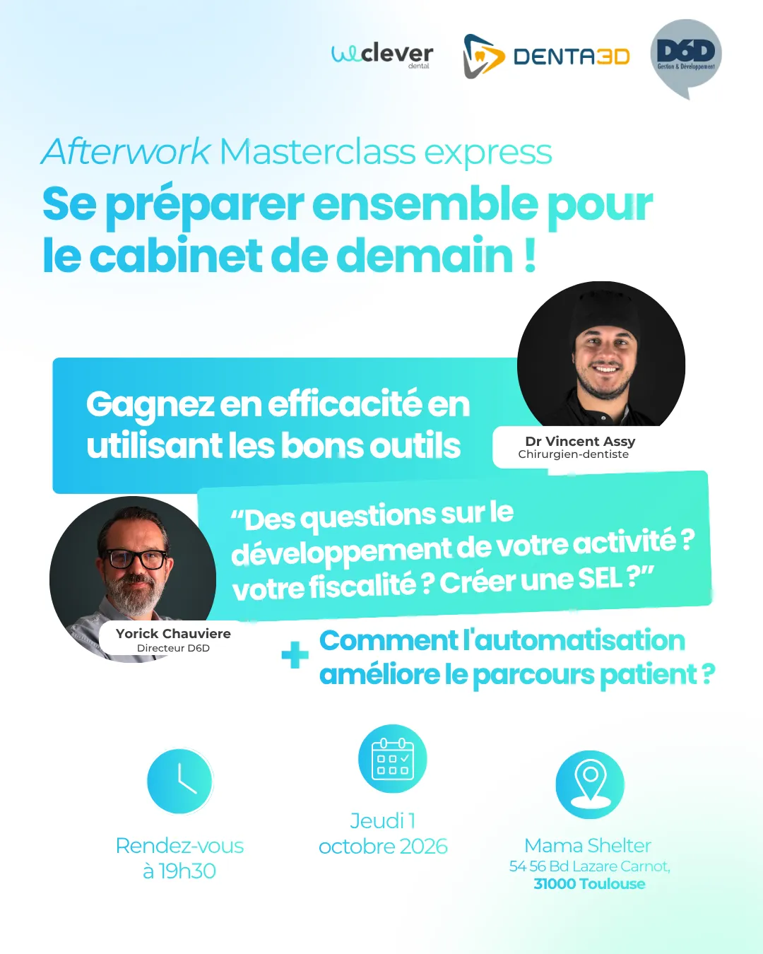 Se préparer ensemble pour le cabinet de demain !