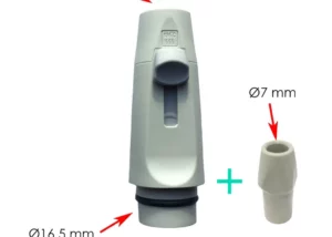 Pièce à main d'aspiration grise Ø11 ANTHOS