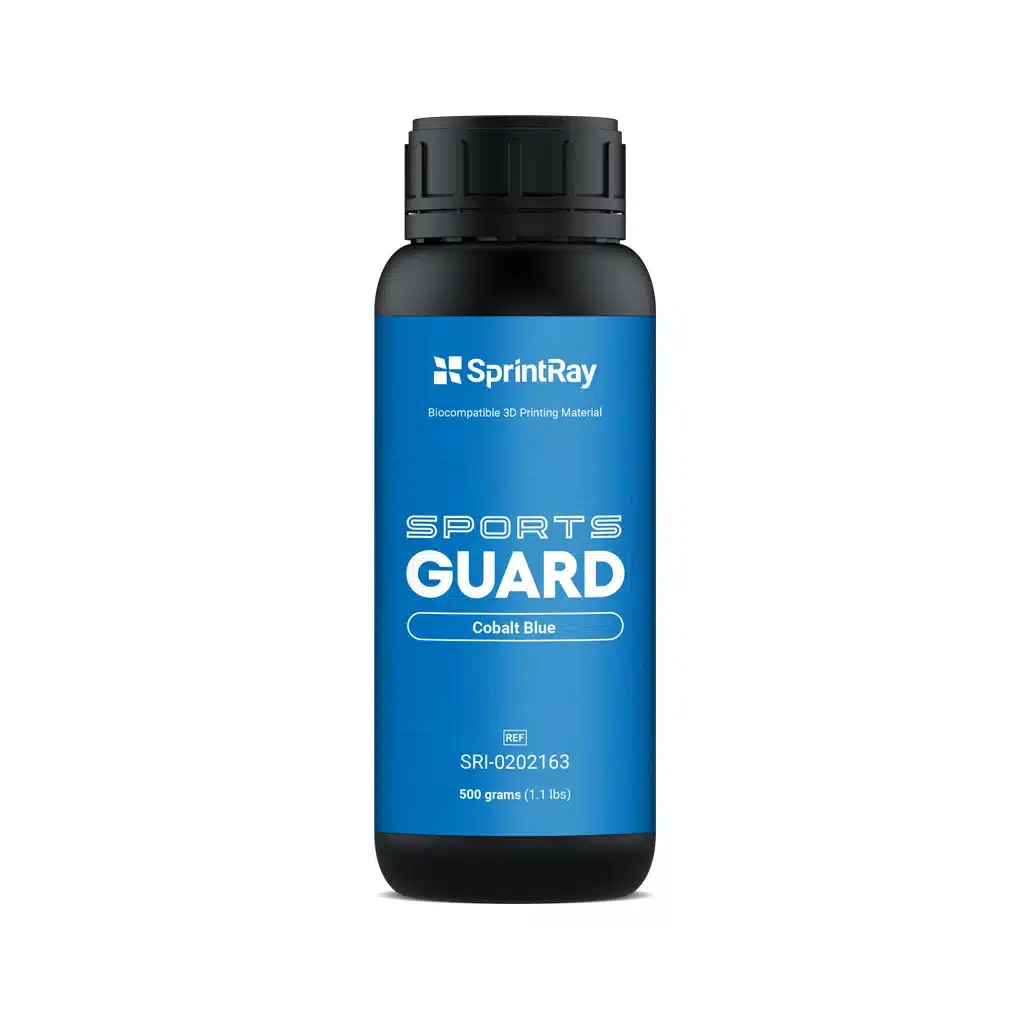 SportsGuard - Bleu cobalt - Résine SprintRay 500g